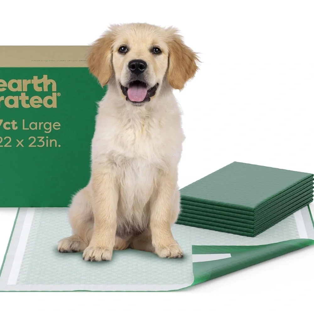 Earth Rated 3-in-1 Max Absorbency Puppy Pee Pads Large, 22 x 23 Inches, 7 Count